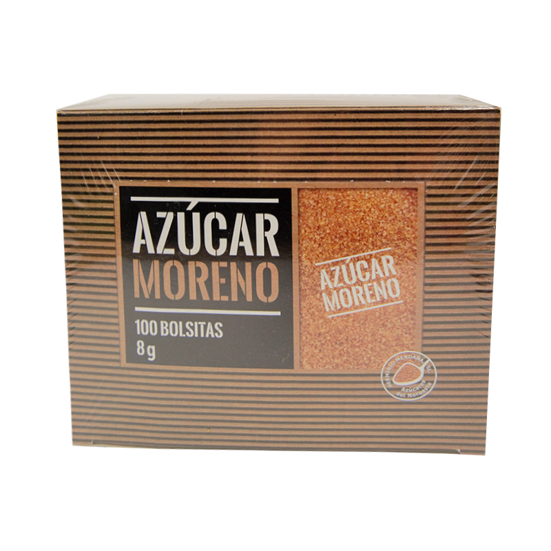 AZUCAR MORENO 100 SOBRES X8G            