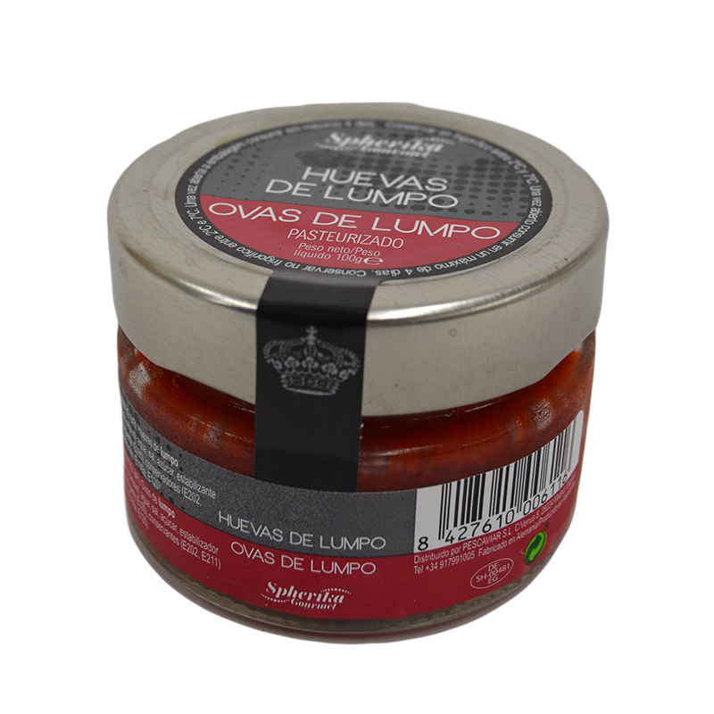 HUEVAS DE LUMPO  100G ROJO              
