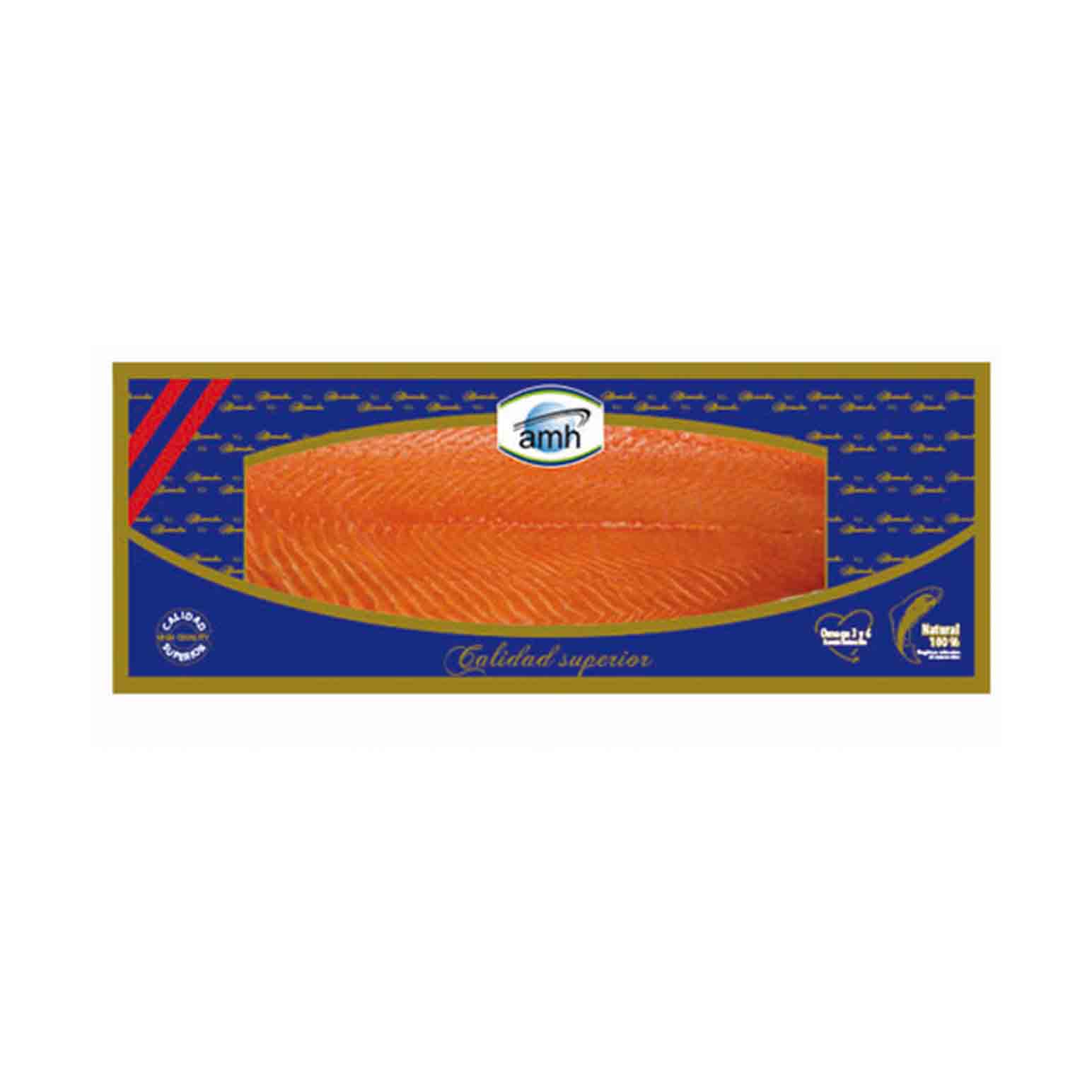 SALMON NORUEGO PRECORTADO AHUMADO       