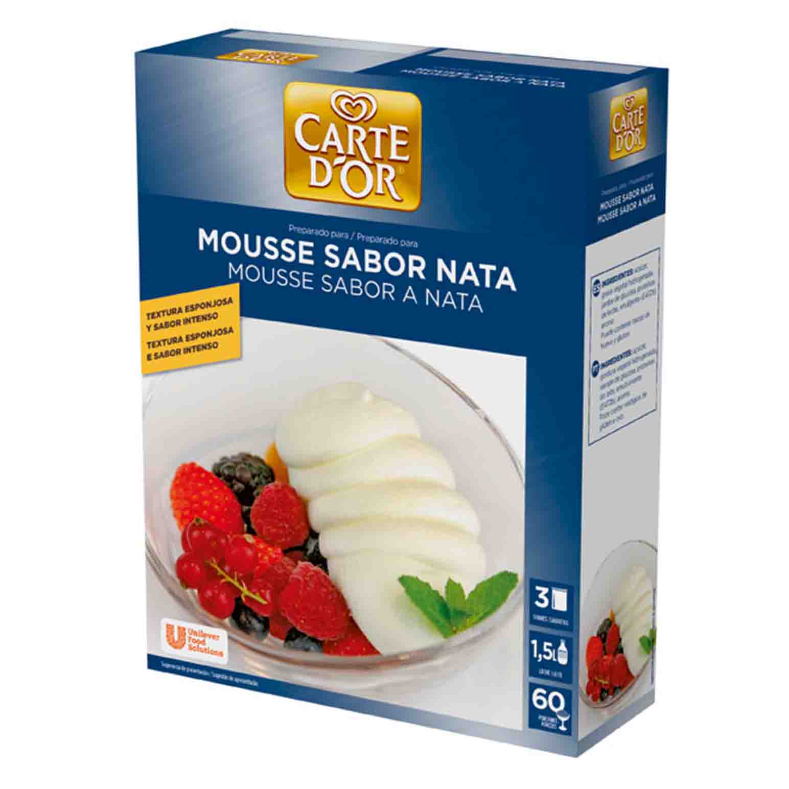 MOUSSE CHANTILLY CARTE D.OR C/ 6 EST    