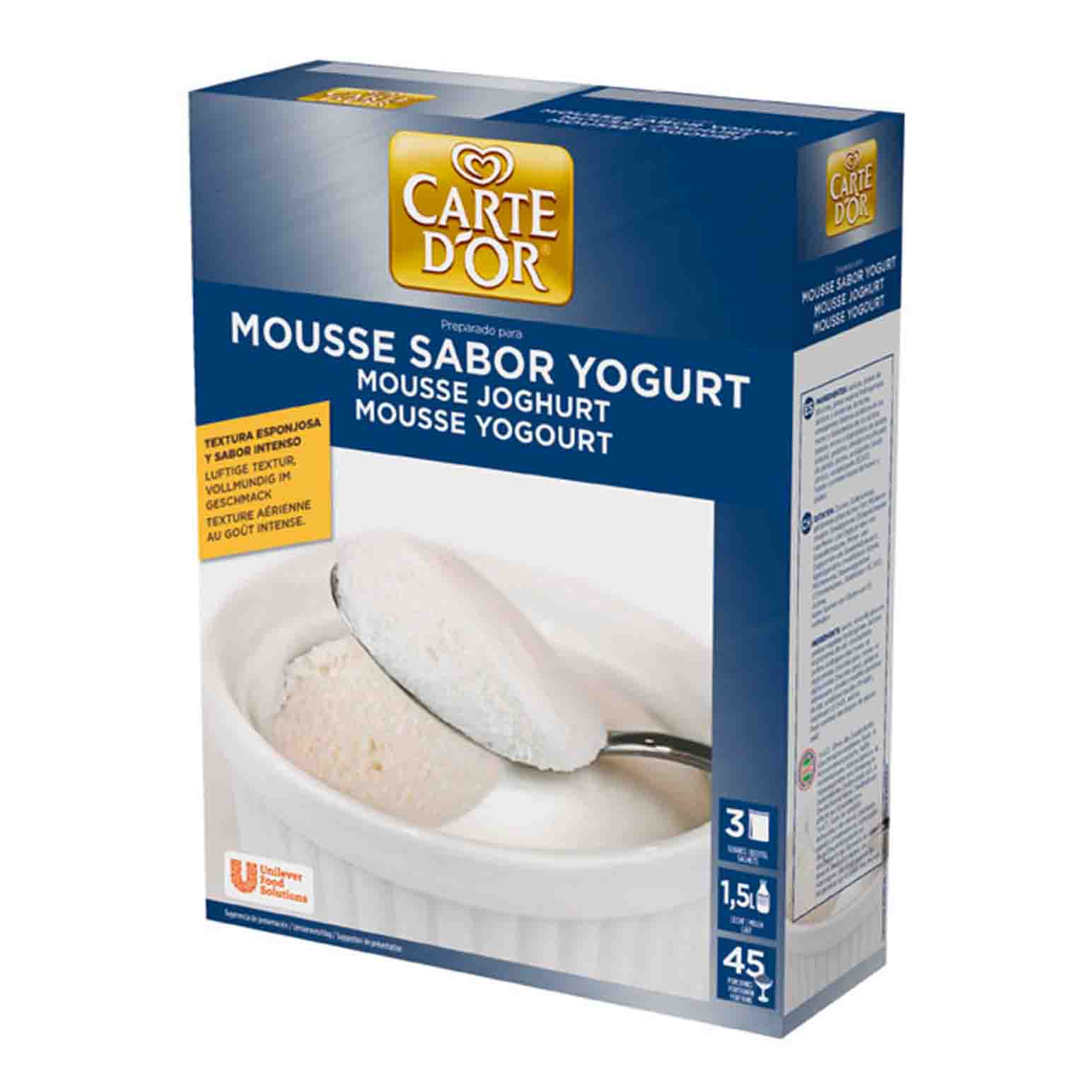 MOUSSE YOGHOURT CDOR 6x3x190gr          