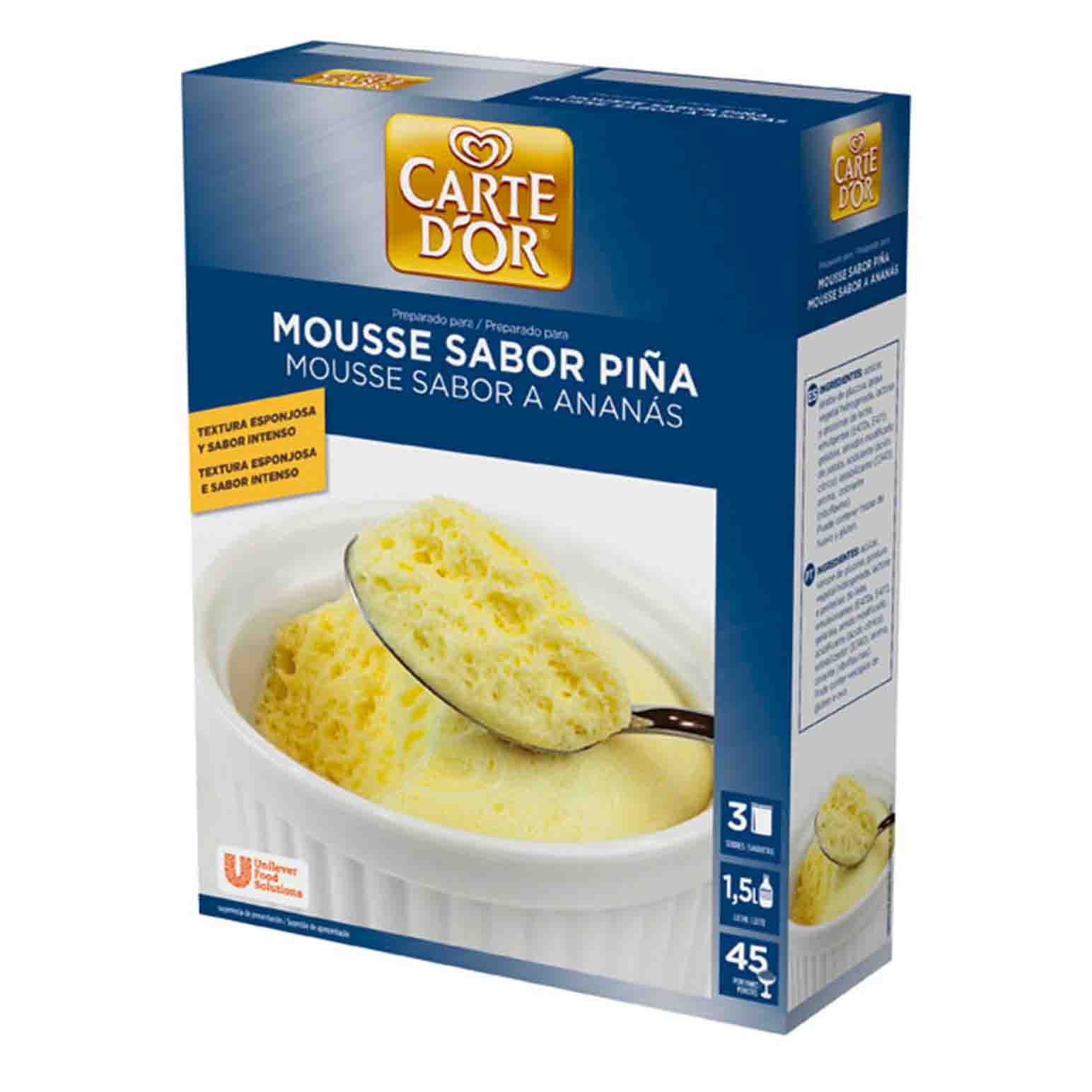 MOUSSE PIÃA CARTE D.OR 6x600GR          