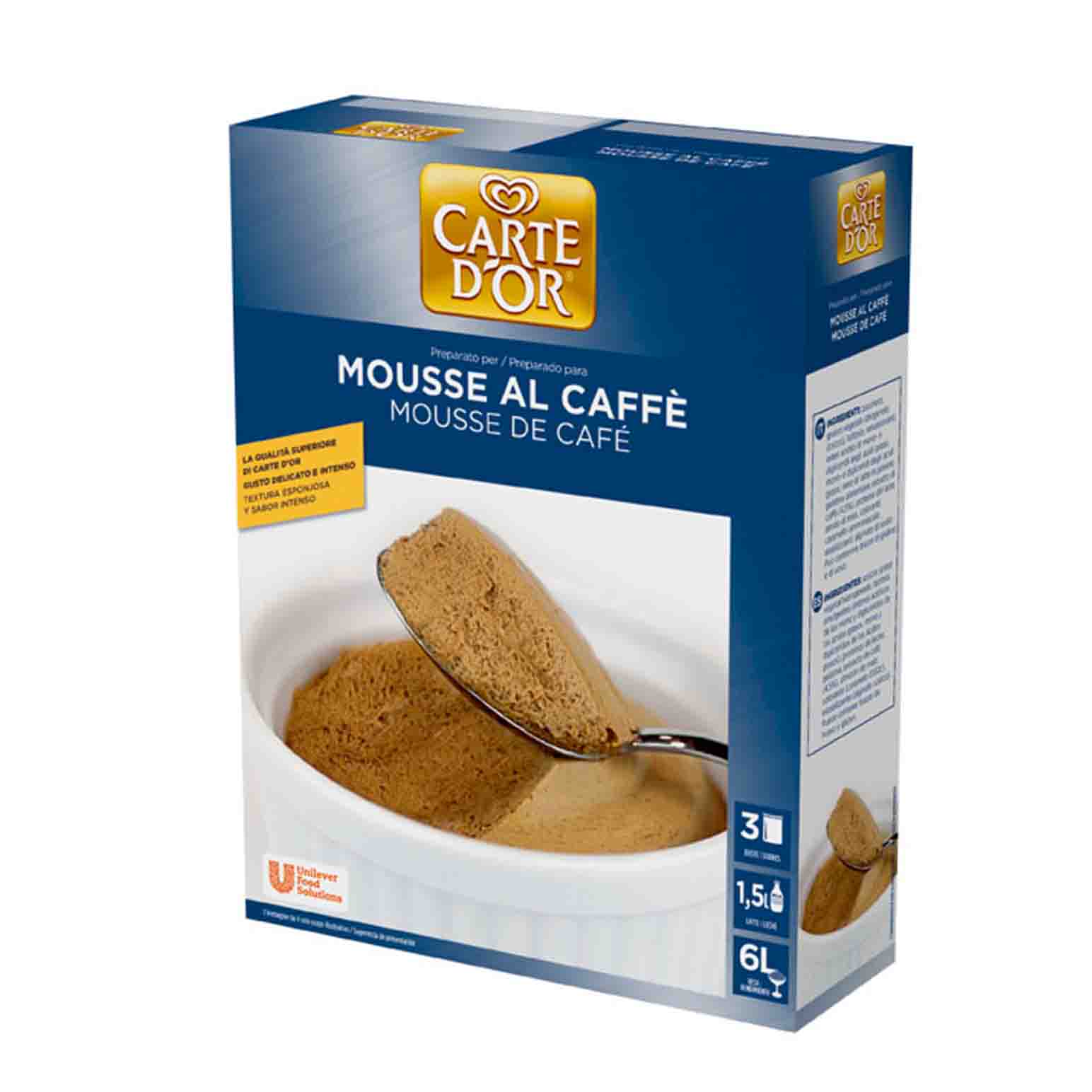 MOUSSE DE CAFE 6X3X250GR                