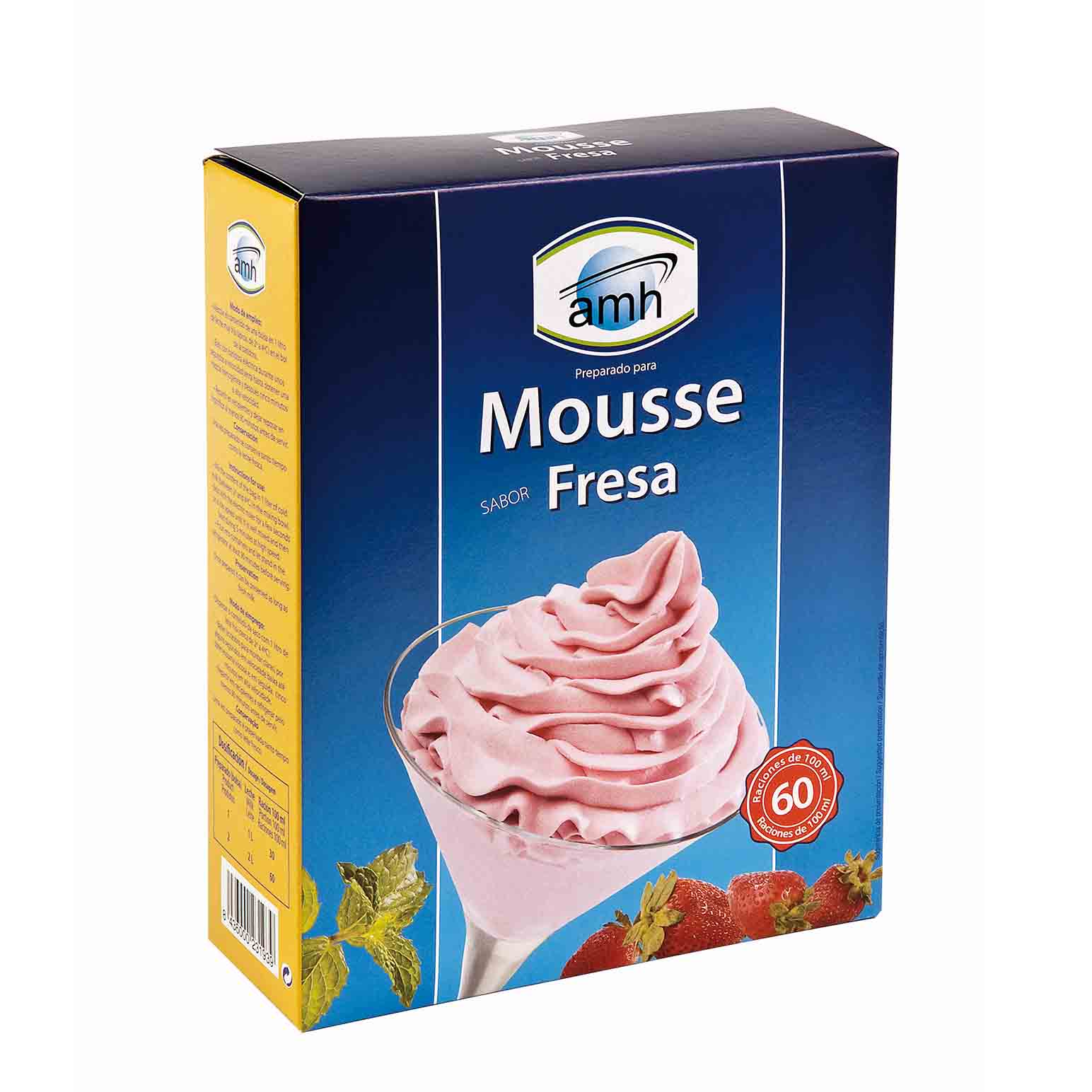 MOUSSE FRESA AMH 850GR                  