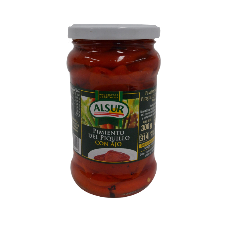 PIMIENTO PIQUILLO AJO FCO330GR ALSUR    