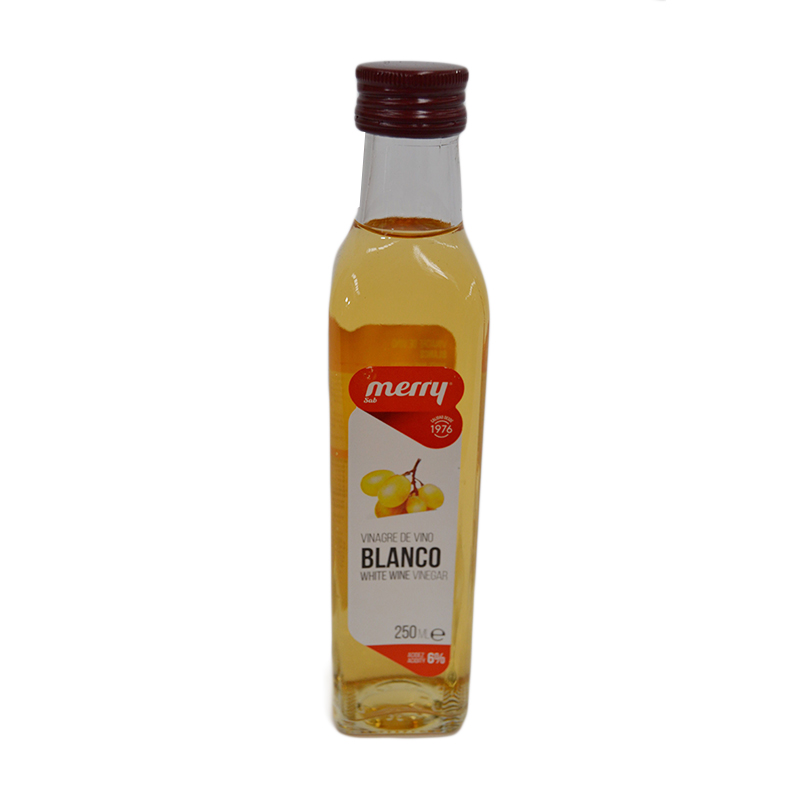 VINAGRE VINO 250ML CRISTAL CUAD.MERRY   