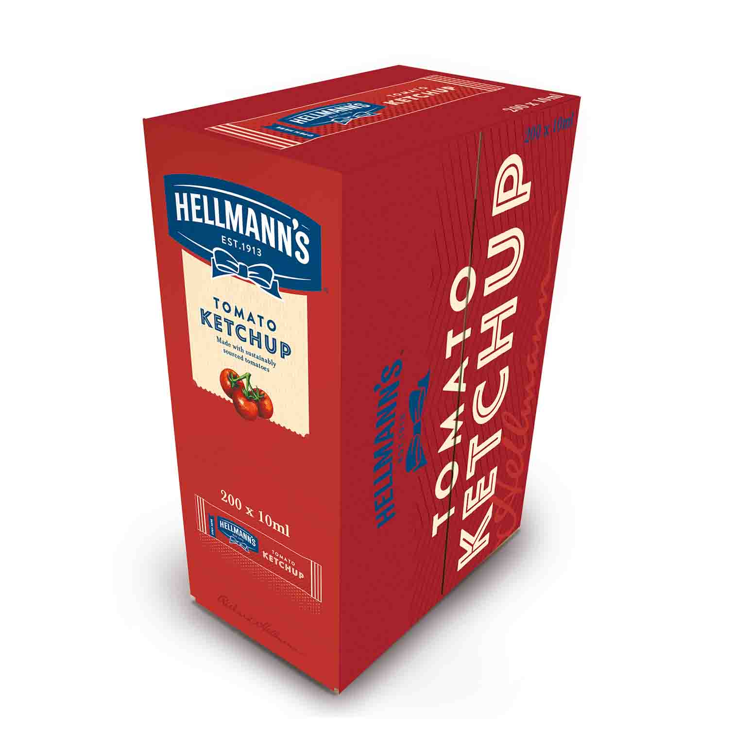KETCHUP HELLMANNS 200 PORCIONES         