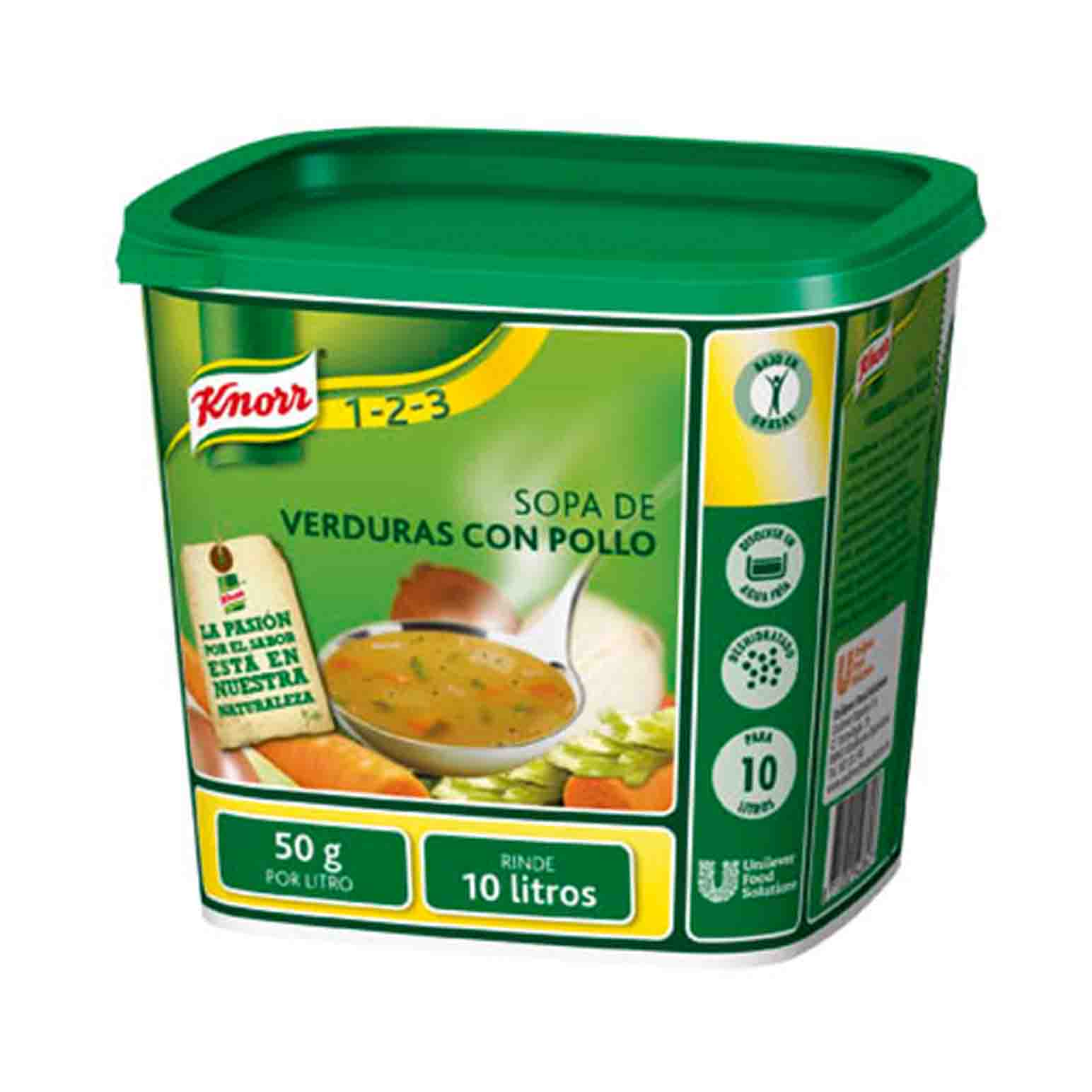 SOPA DE VERDURAS C/POLLO 6X500G         