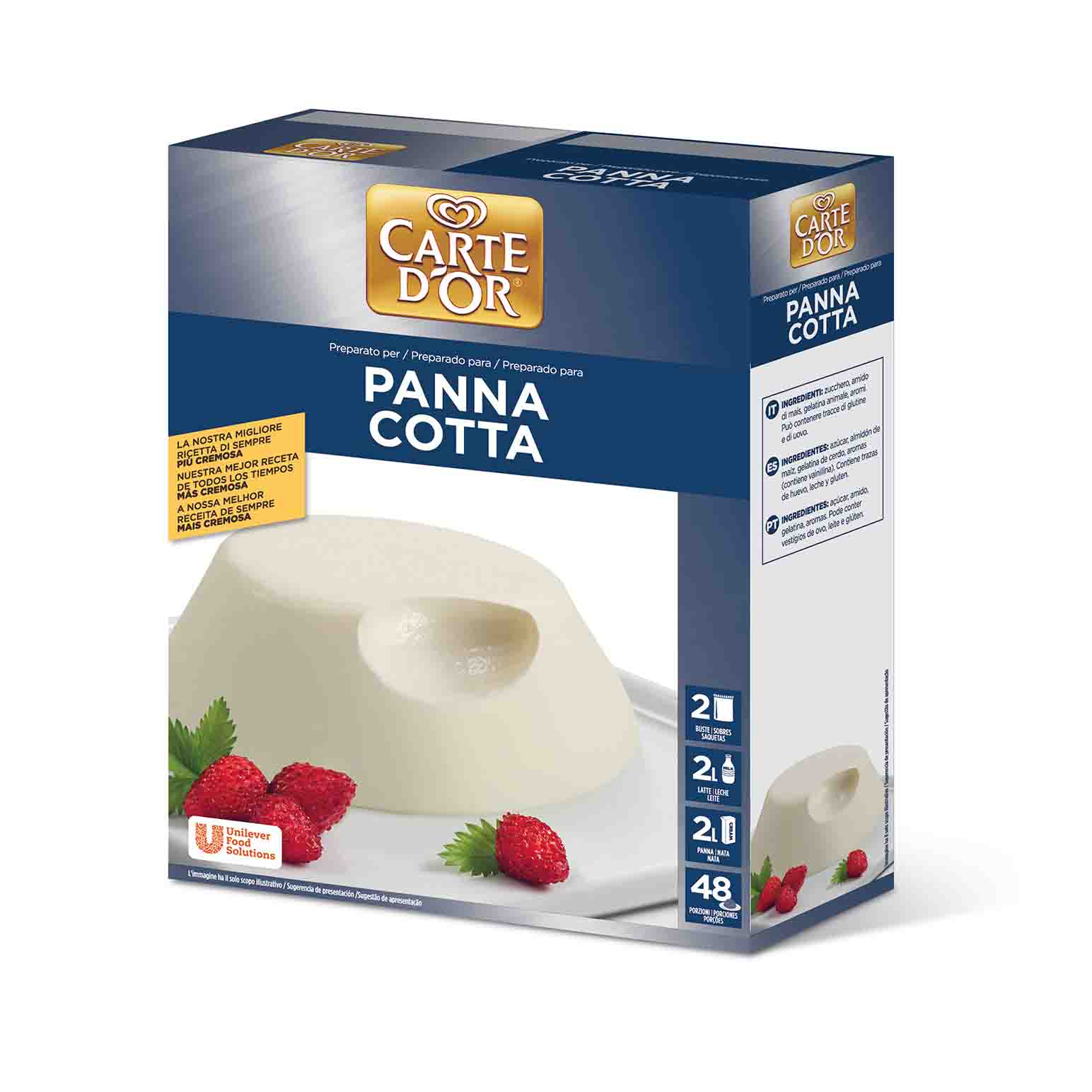 PANNACOTTA CARDE DÂ´OR 6x2x260g          