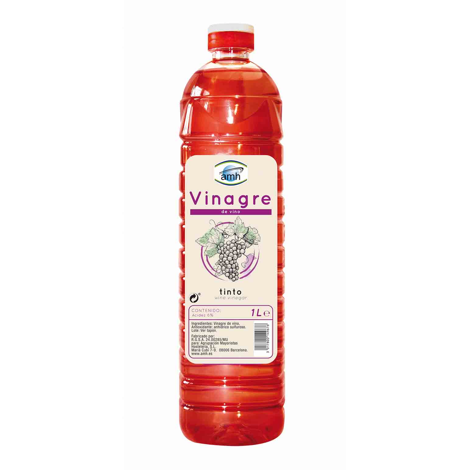 VINAGRE VINO TINTO 1L.                  