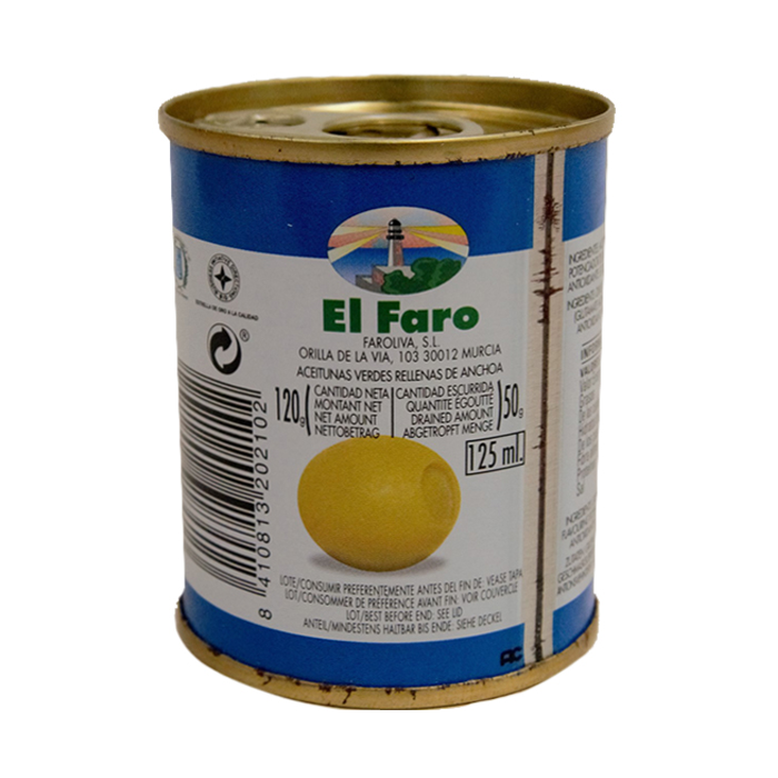 ACEITUNAS RELLENAS FARO (48X40GR)       
