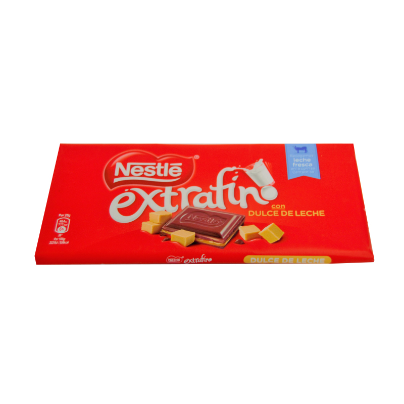 CHOC.EXTRAFINO DULCE LECHE 25X120G      