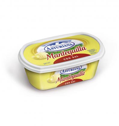 MANTEQUILLA C/SAL BARQUETA 250GR        