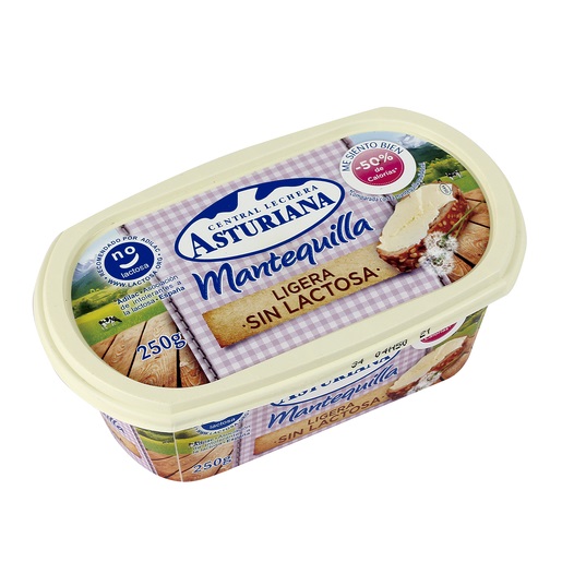 MANTEQUILLA LIGERA S/LACTOSA 250        