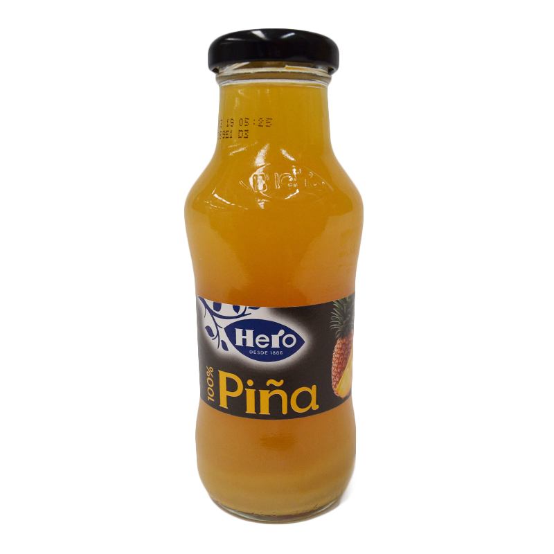 ZUMO PIÃA BOT.250ML HERO X24            