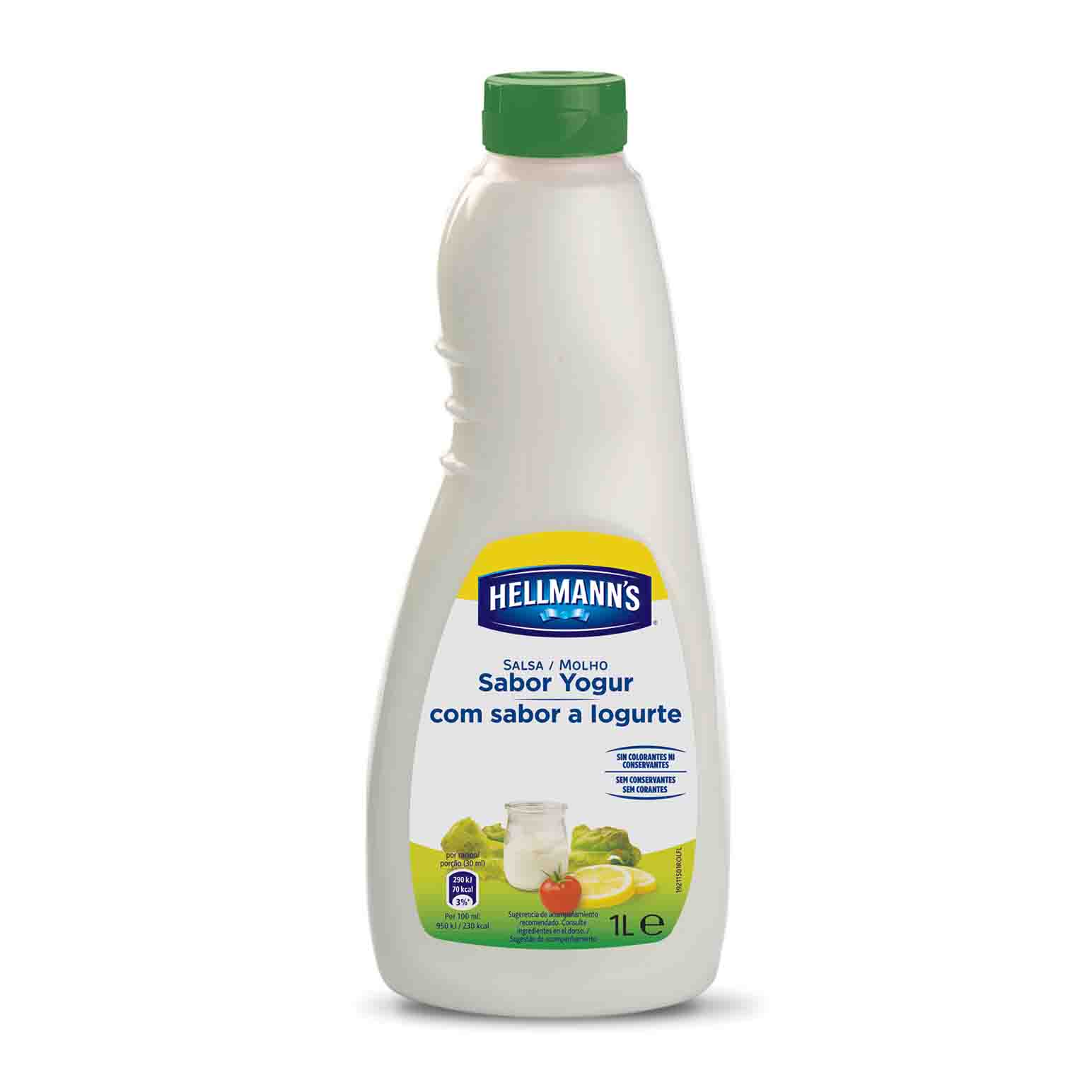 SALSA SALAD YOGURT CALVE 1L             