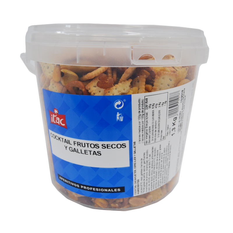 COCKTAIL FRUTOS SECOS Y GALLETA 1,3KG   