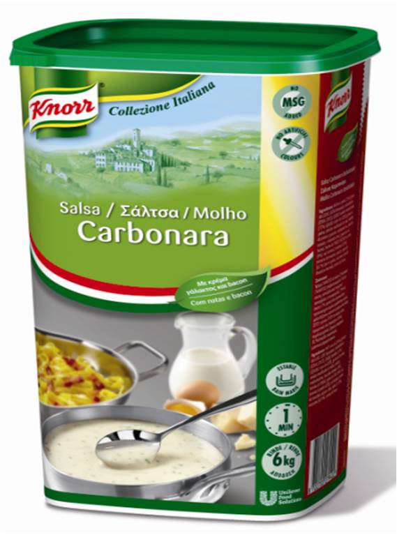SALSA CARBONARA 6X1KG KNORR             