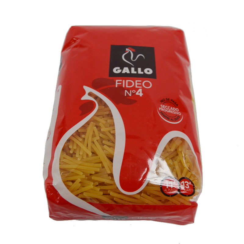 FIDEO GALLO Â´4Â´ CAJA 18X500GR           