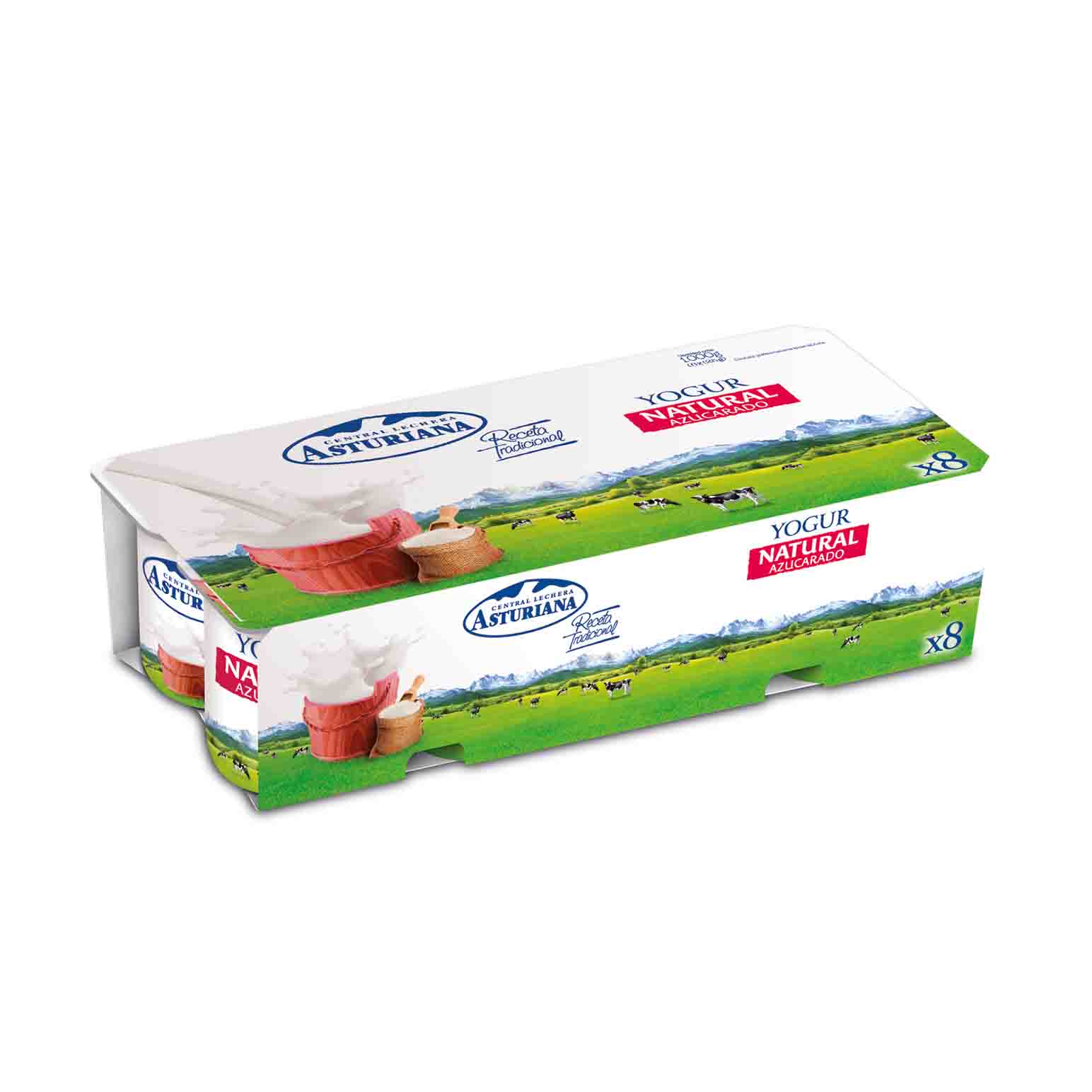 YOGUR AZUCAR P*8 TRADICIONAL            