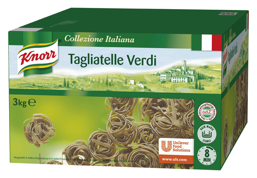 TAGLIATTELLE VERDI KNORR 3KG            