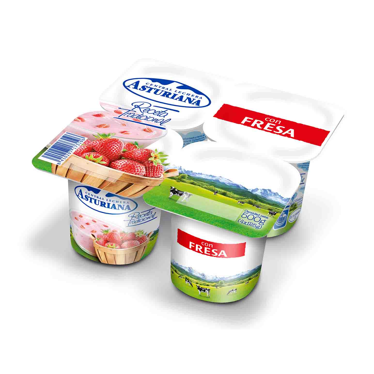 YOGUR CON FRESA P*4                     