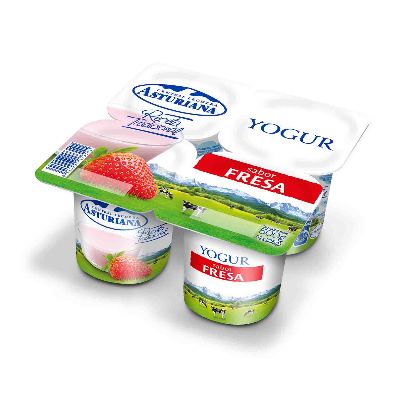 YOGUR SABOR FRESA P*4                   