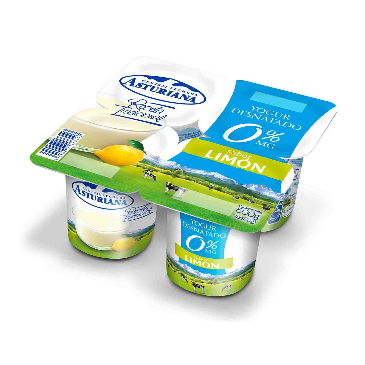 YOGUR DESNATADO LIMON P*4               