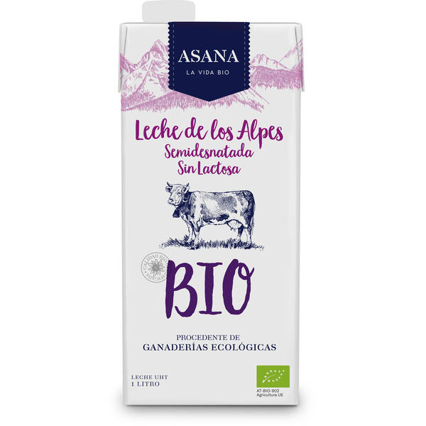 LECHE BIO SEMI S/LACTOSA 1L.            