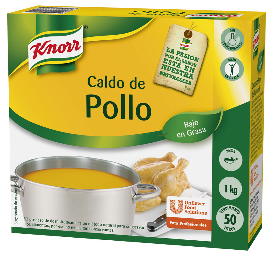 CALDO POLLO KNORR 0,5KG                 