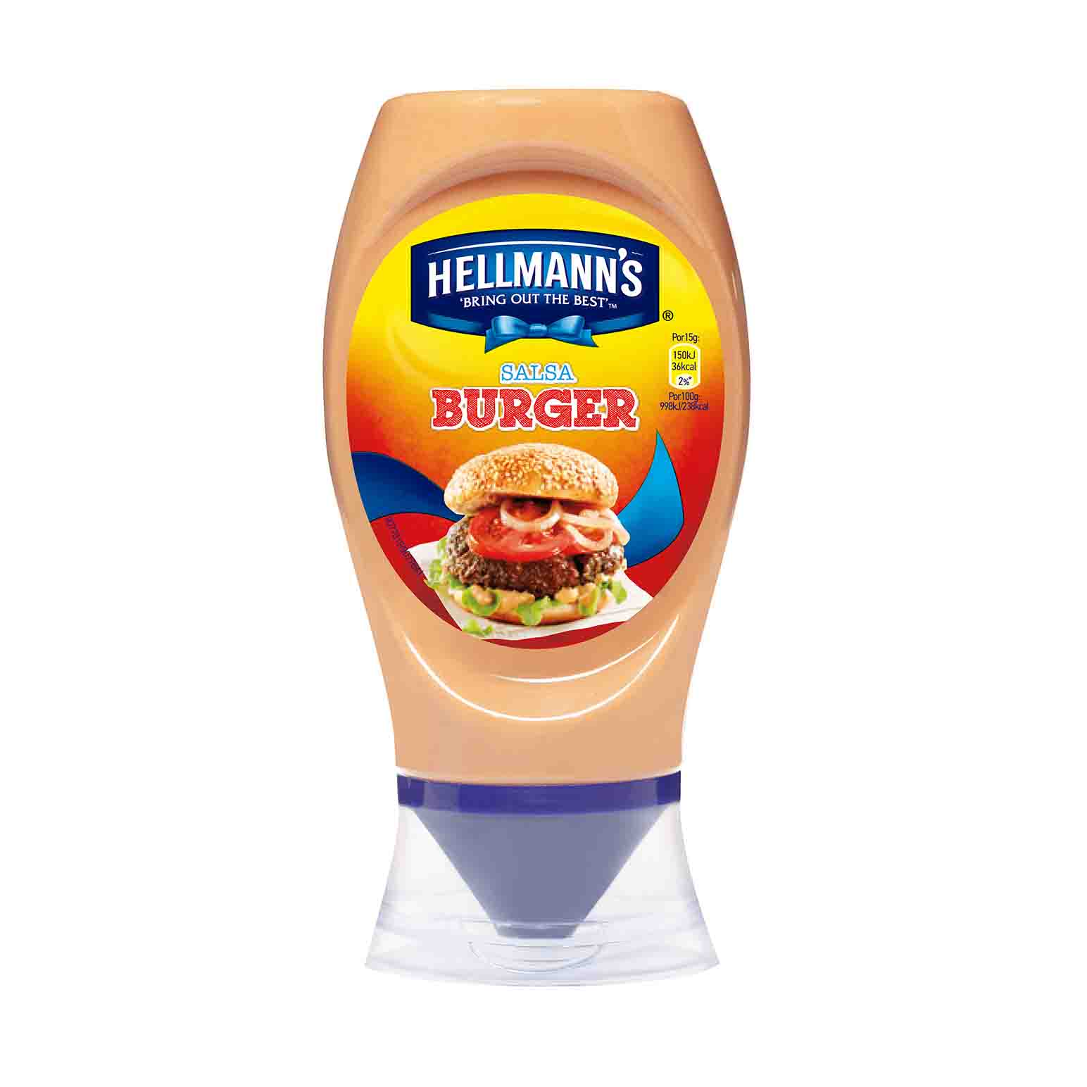 SALSA BURGER HLMNS.BOCABAJO 8X250ML     