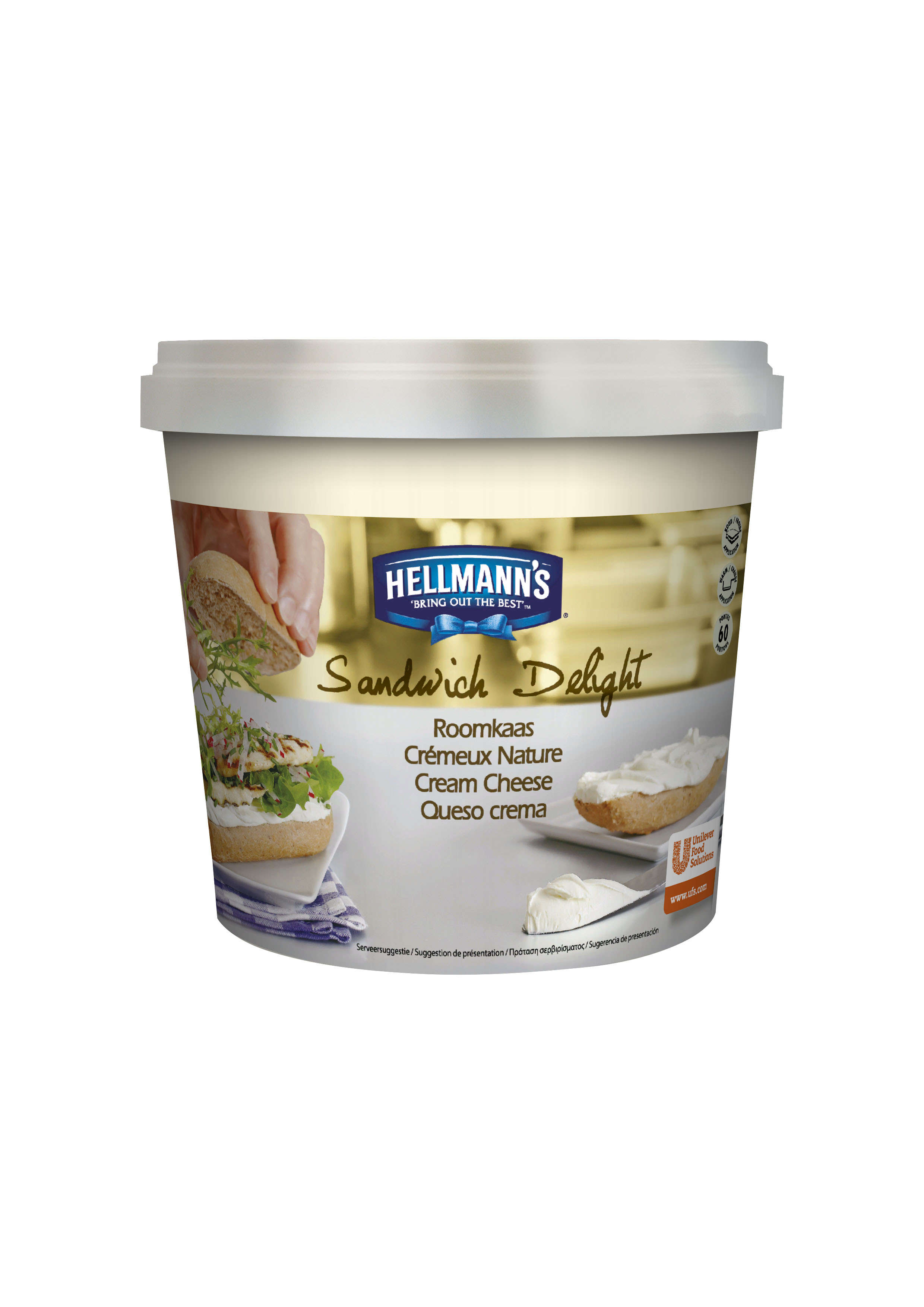 CREMA DE QUESO HELLMANN`S 1.5K  S.LAC   