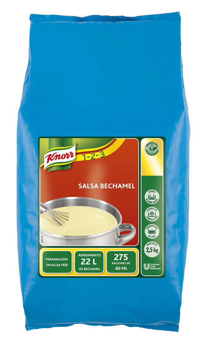 SALSA BECHAMEL KNORR 4X2,5KG            