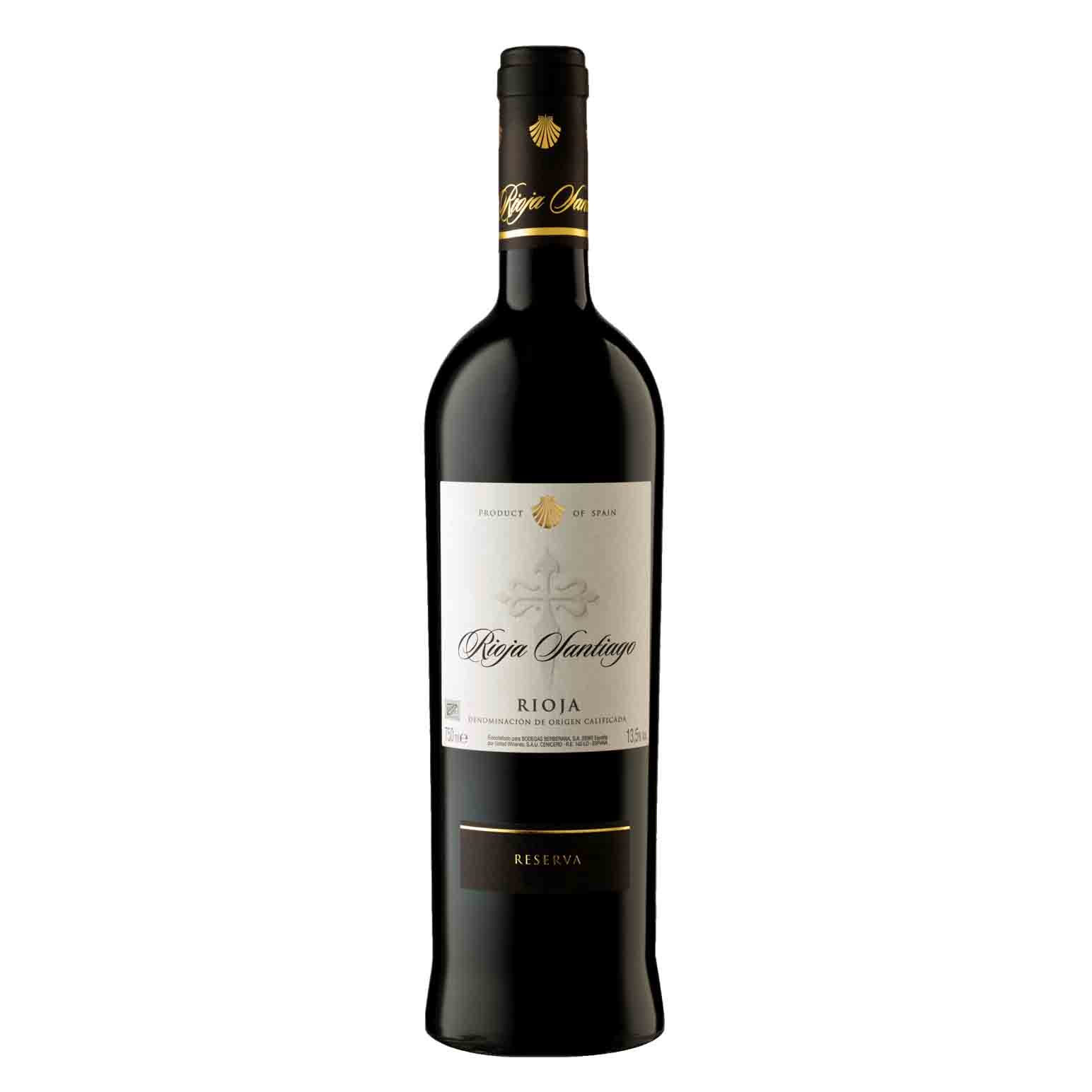 VINO RIOJA SANTIAGO RESERVA C/6         
