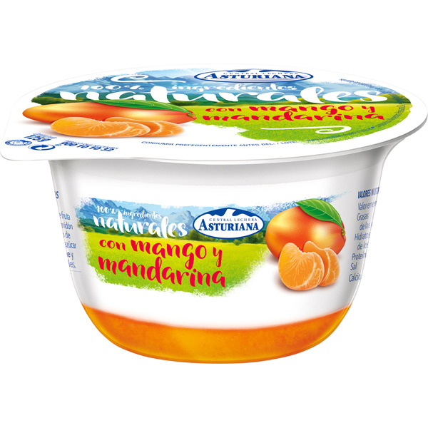 YOGUR CON MANGO/MANDARINA 125GR         