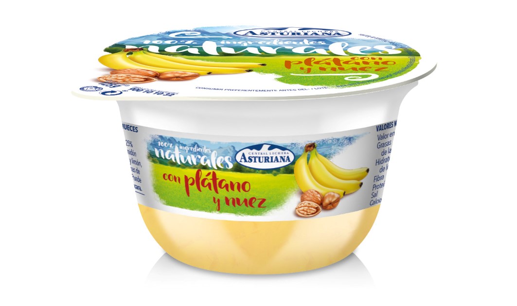YOGUR CON PLATANO/NUECES 125GR          