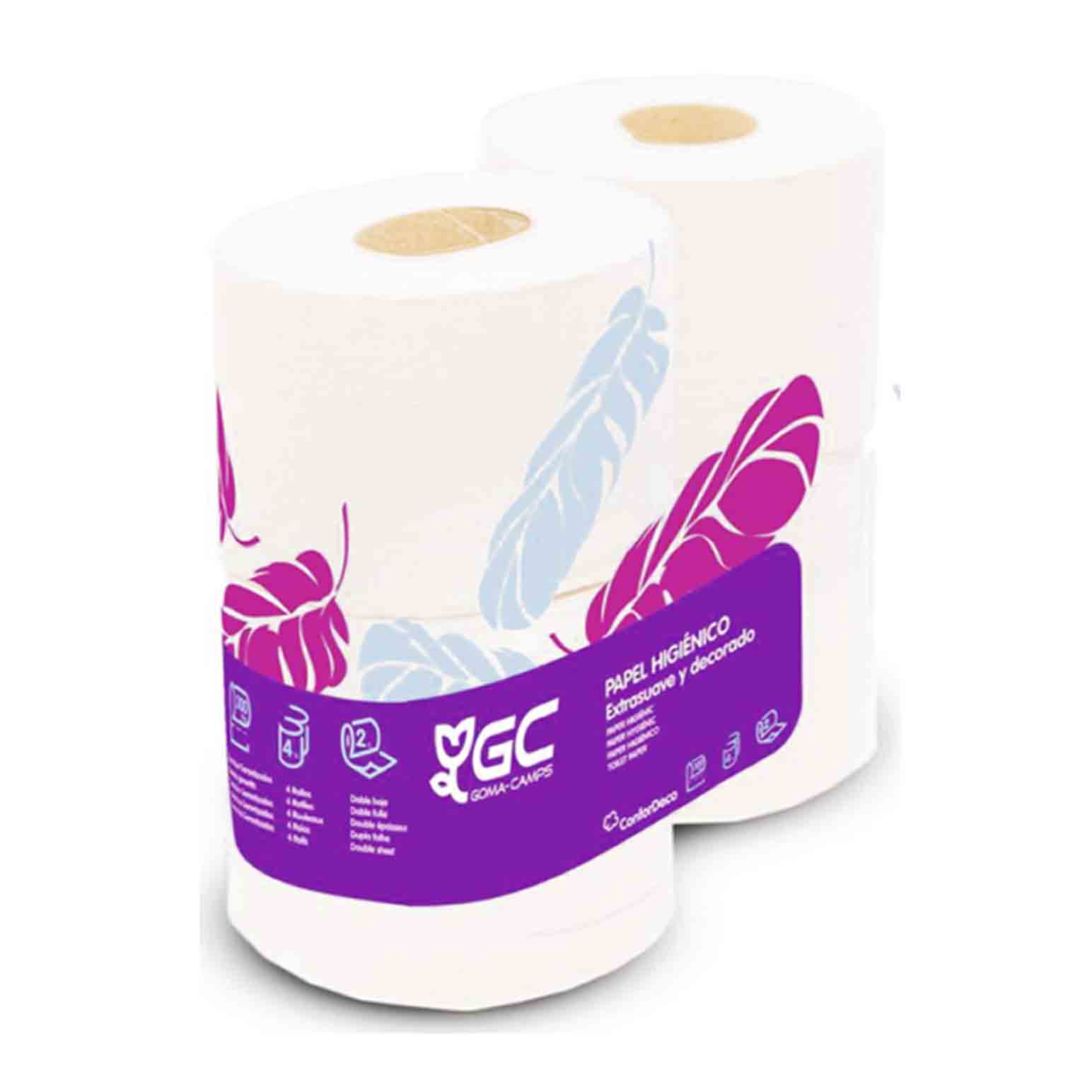 ROLLOS PAPEL HIG 2/C SACO 4X24RO        