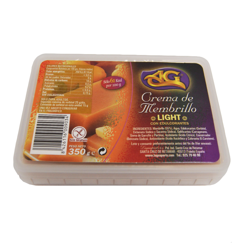 MEMBRILLO CREMA DIET. C/12X350GR        