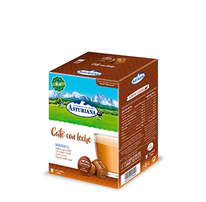 CAPSULAS CAFE C/LECHE CLAS              