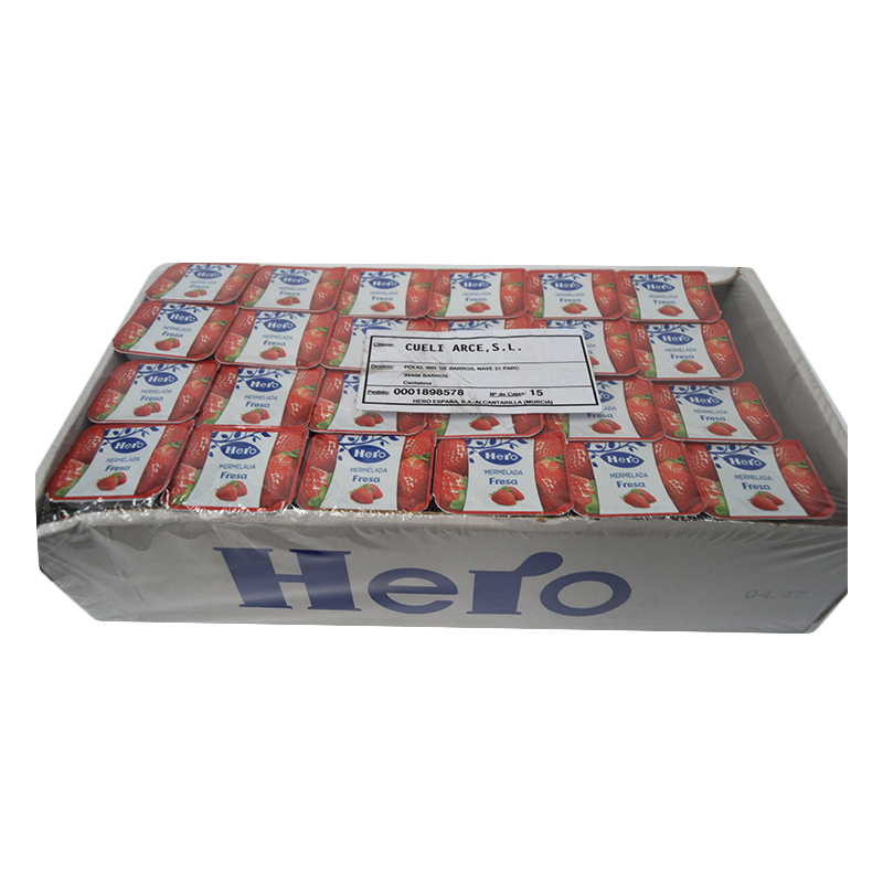 MERMELADA FRESA PLASTICO 25GX120        