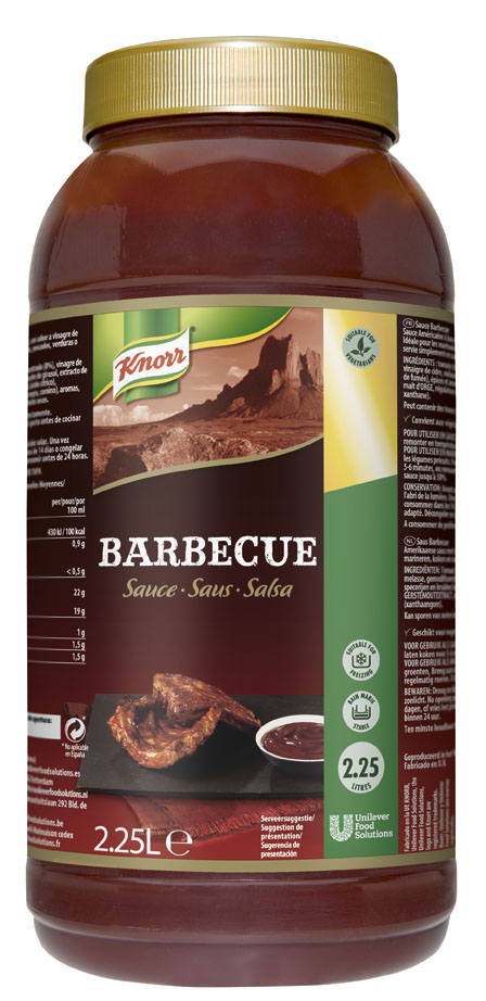 SALSA BARBACOA KNORR 2.25LT C/ 2 EST    