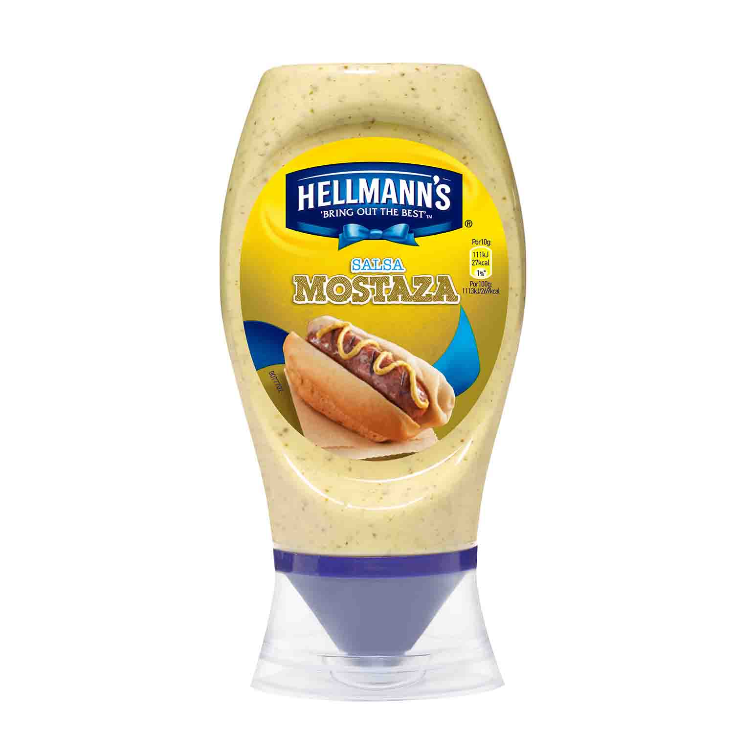MOSTAZA HELLMANNÂ´S BOCABAJO 8X250ML     