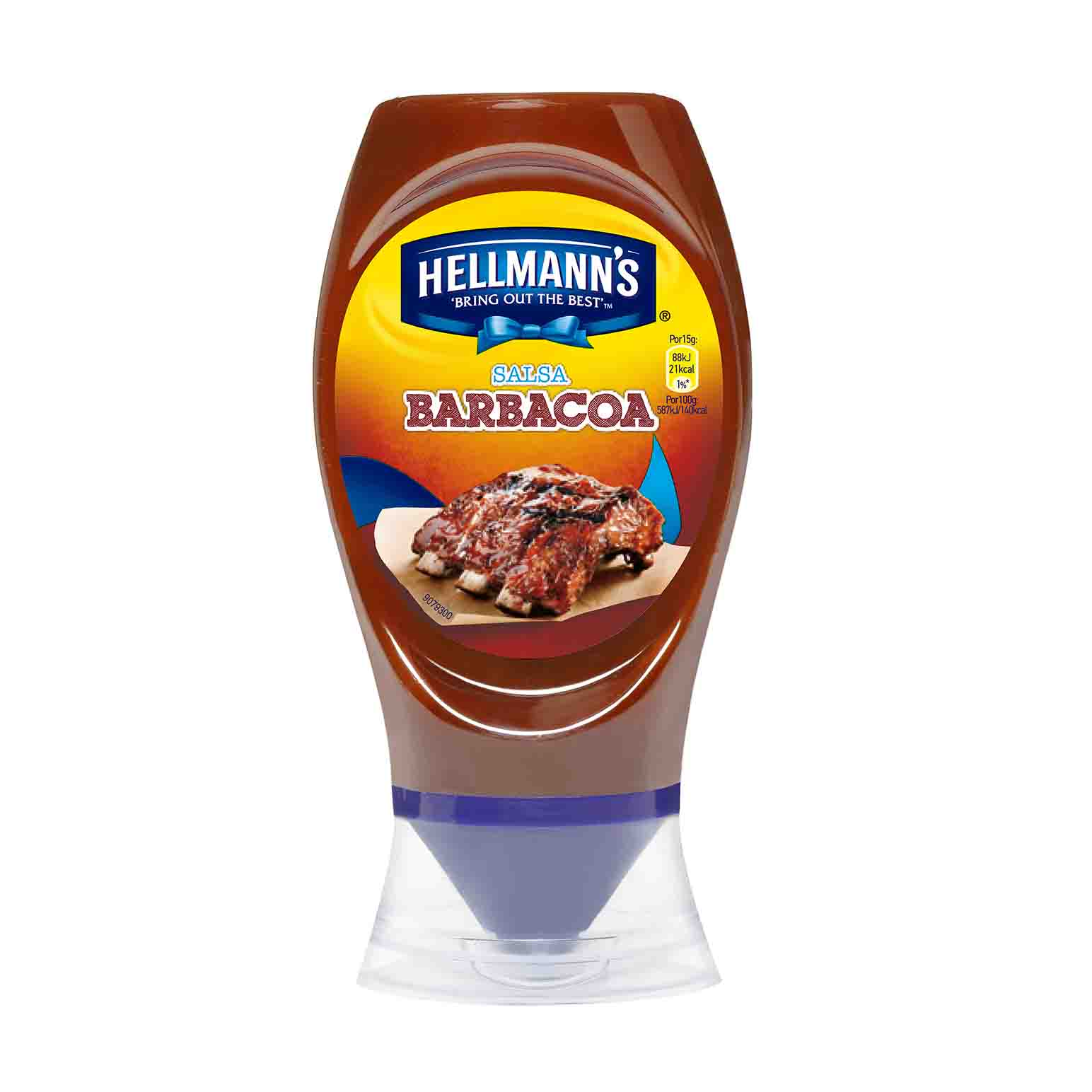 SALSA BARBACOA HLMNS. BOCABAJO 8X250    