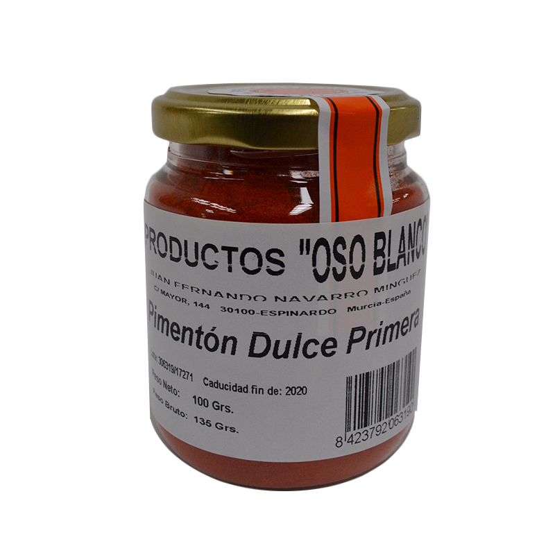 PIMENTON DULCE BOTES 1/8                