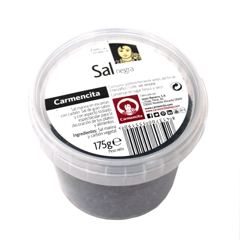 SAL NEGRA EN ESCAMAS 175GR              