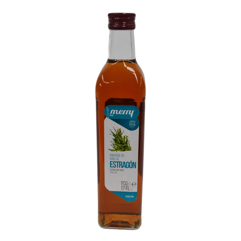 VINAGRE DE VINO AL ESTRAGON MERRY 1/2CL 
