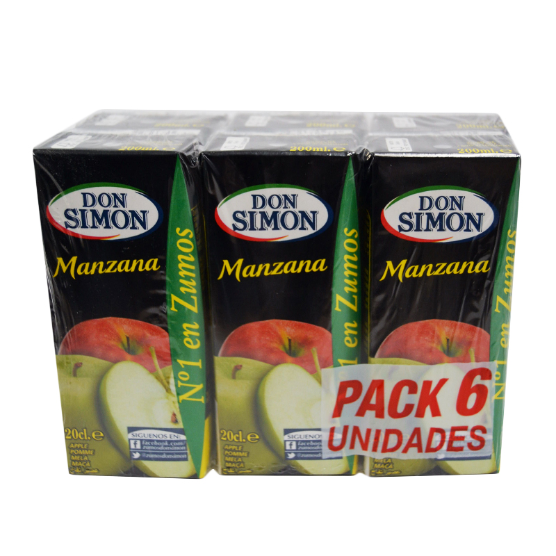 ZUMO MINI MANZANA D.SIMON 30X200ML      