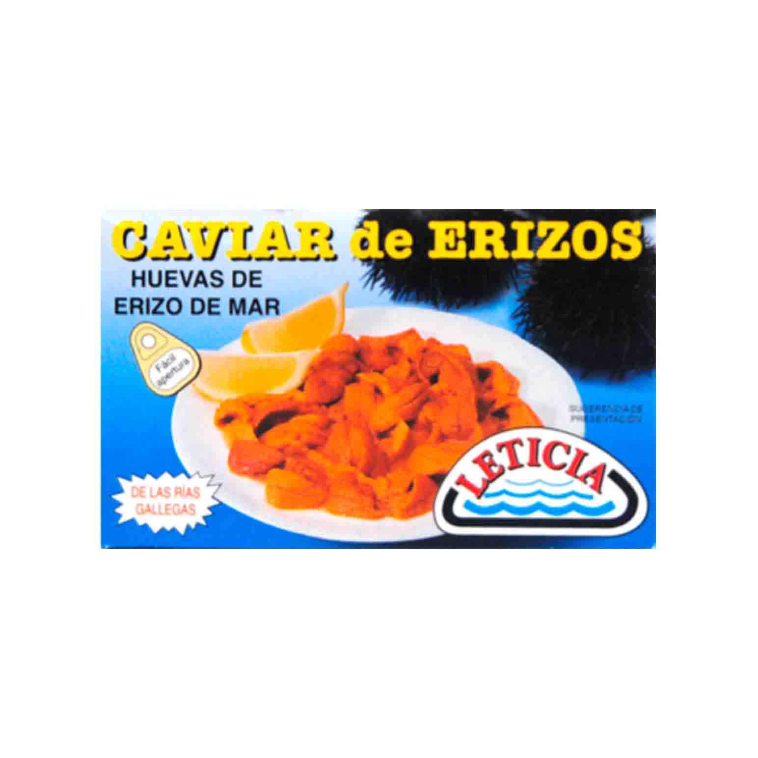 HUEVAS ERIZO LATA 120gr                 