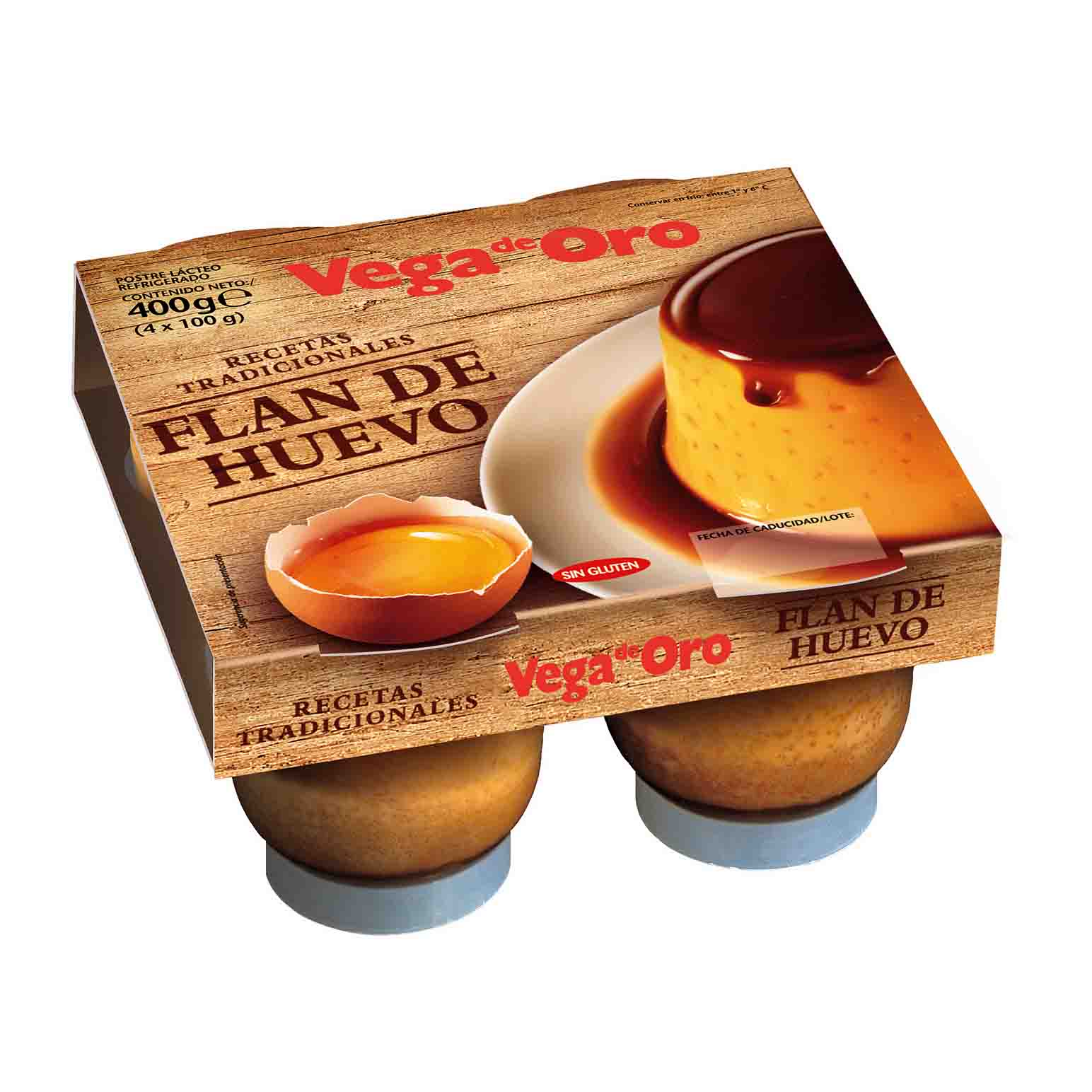 FLAN DE HUEVO 4*100 V.ORO               