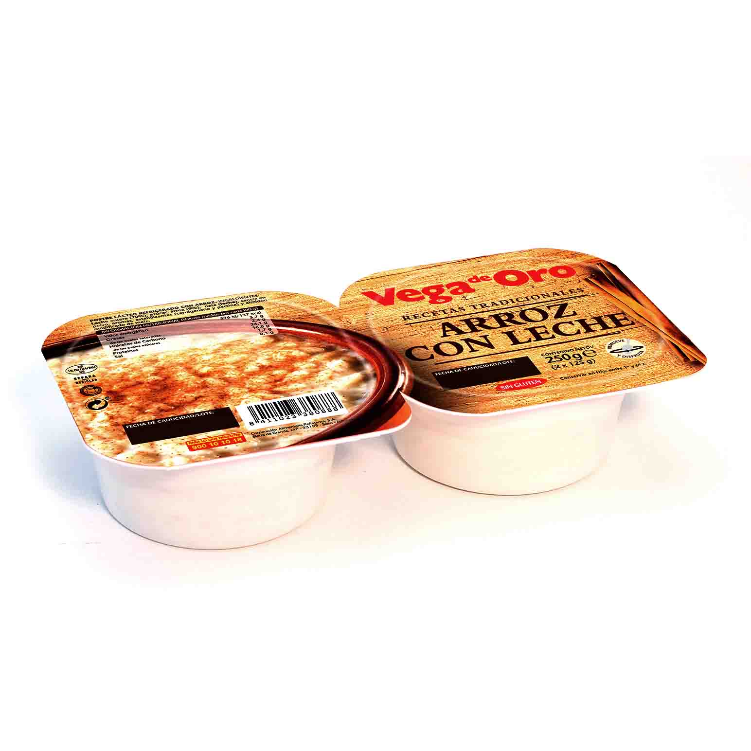 ARROZ C/LECHE 2*125 V.ORO               